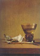 Karel Slabbaert A toebackje still life oil on canvas